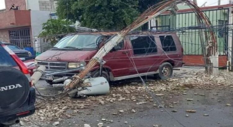 Tormenta provoca caos en la ciudad