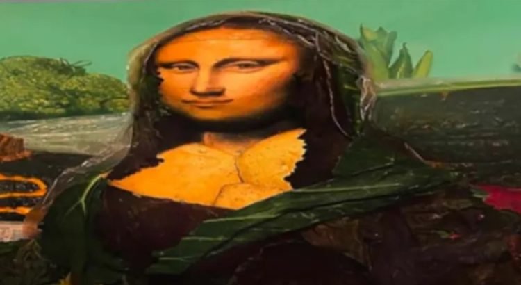 Recreó la Mona Lisa en una papa Recreó la Mona Lisa en una papa