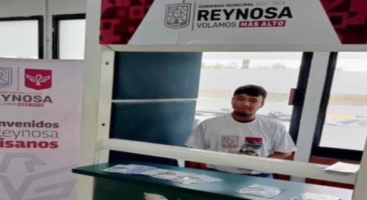 Se instalan un módulo de información en puente Reynosa-Hidalgo