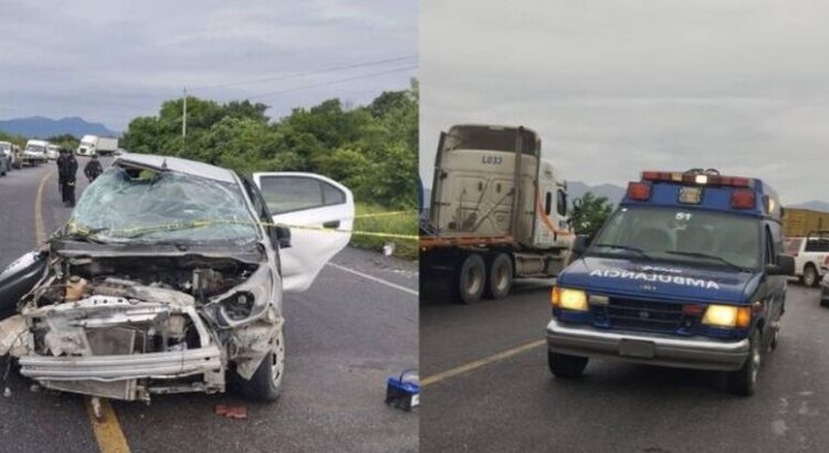 Pierden la vida 5 personas en un choque carretero en Tamaulipas