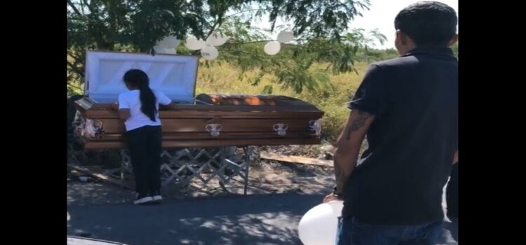 Le dan el último adiós al joven Pedro Israel en Reynosa