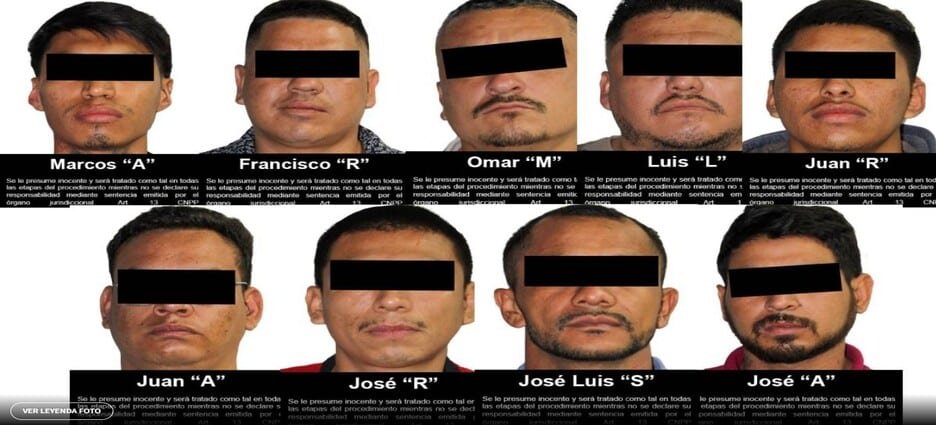 Se vinculan a proceso a nueve integrantes del Cártel del Golfo en Tamaulipas