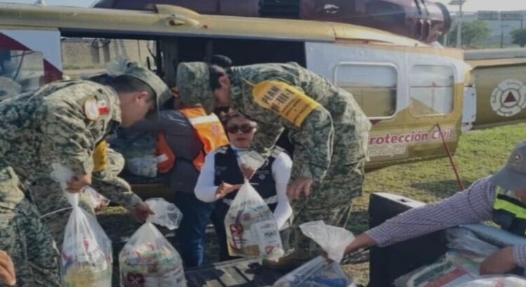 Las autoridades intensifican la entrega de víveres en Tamaulipas tras tormenta ‘Barry’