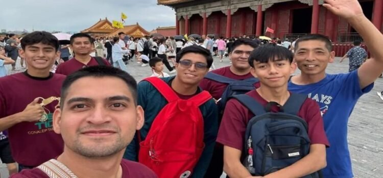 Los estudiantes del Conalep Tamaulipas en China para el Mundial de Robótica