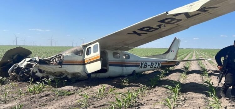Se desploma una avioneta en Tamaulipas y una persona pierde la vida