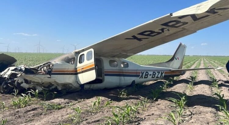Se desploma una avioneta en Tamaulipas y una persona pierde la vida