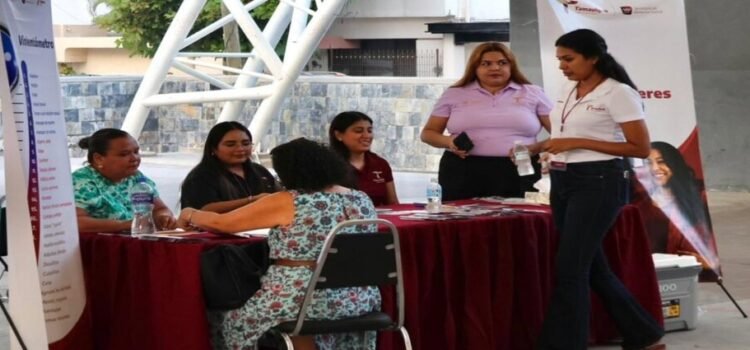 Se realiza la Feria de Servicios para las Mujeres por la Paz en Ciudad Victoria