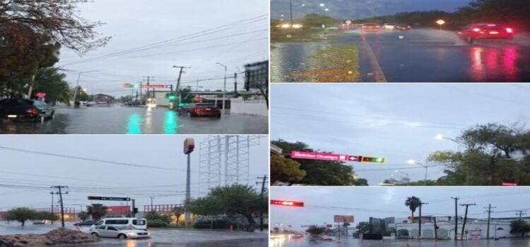 Suspensión de clases por los fuertes encharcamientos en Nuevo Laredo tras lluvias