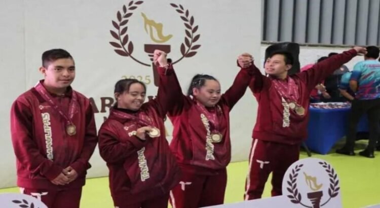 Continúa la suma histórica de medallas para el estado de Tamaulipas en Paralimpiada Nacional 2025