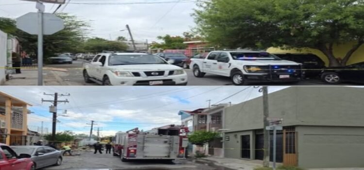 Una fuga de gas causa una explosión e incendio en una casa de Nuevo Laredo