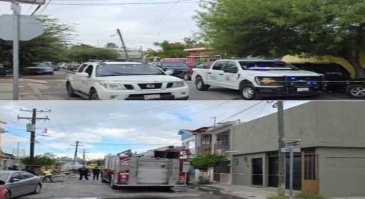 Una fuga de gas causa una explosión e incendio en una casa de Nuevo Laredo Una fuga de gas causa una explosión e incendio en una casa de Nuevo Laredo