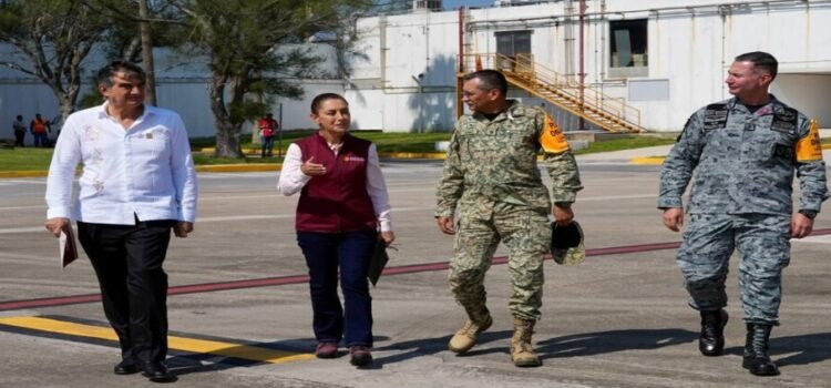 El gobierno de Tamaulipas junto a la Presidenta Claudia Sheinbaum, el crecimiento del Río Pánuco