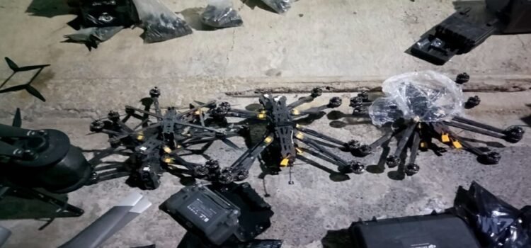 En un fin de semana se decomisaron 22 drones en el estado de Tamaulipas