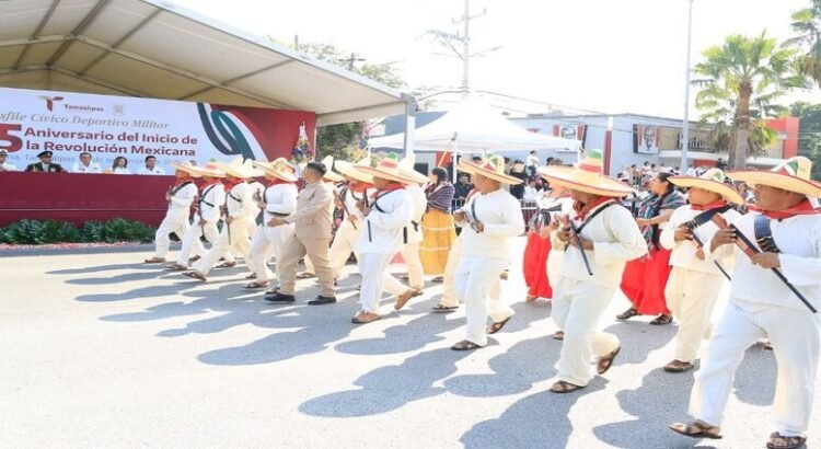 En el estado de Tamaulipas conmemora el 115 Aniversario de la Revolución Mexicana En el estado de Tamaulipas conmemora el 115 Aniversario de la Revolución Mexicana