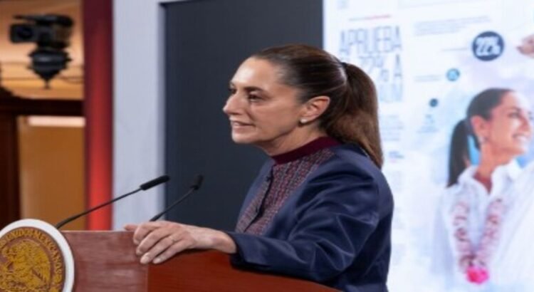 La presidenta Sheinbaum dice que México retiró letreros confusos de EE.UU. en la frontera con Tamaulipas