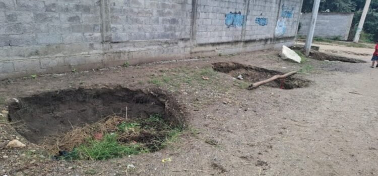 Se registran más de 300 socavones en el sur de Tamaulipas