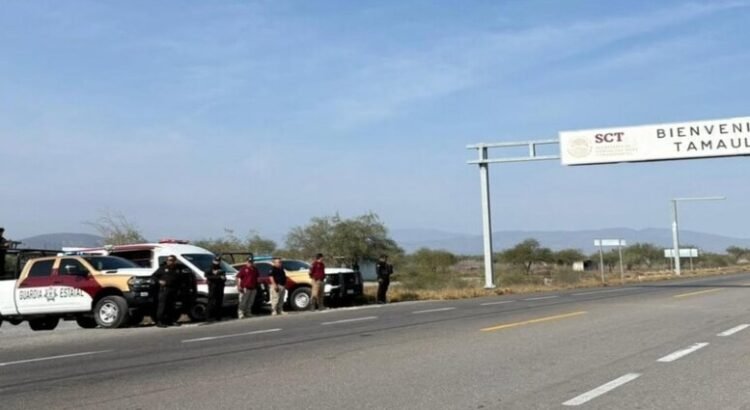 En Tamaulipas la Guardia Estatal se mantiene presente en los límites con San Luis Potosí durante el operativo paisano