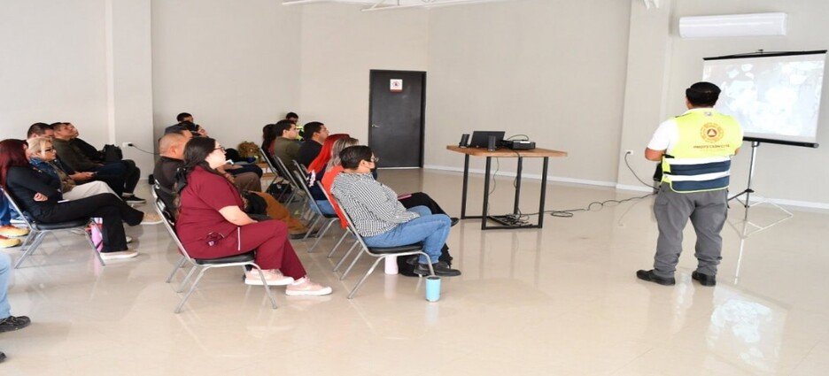 Protección Civil capacita al personal de la Secretaría de Seguridad Pública de Tamaulipas en manejo de emergencias y primeros auxilios